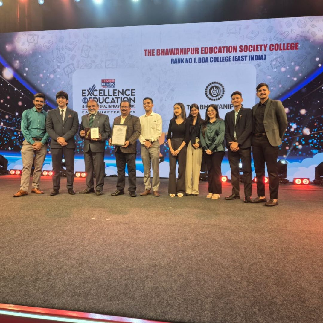 Times Now Excellence in Education Award for BBA (East) & Institutional Infrastructure